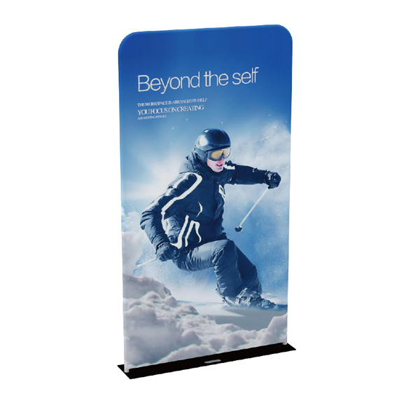 5ft Tension Fabric Display With Steel Plate 