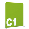 Booth Standard sized C series Fabric display Wall