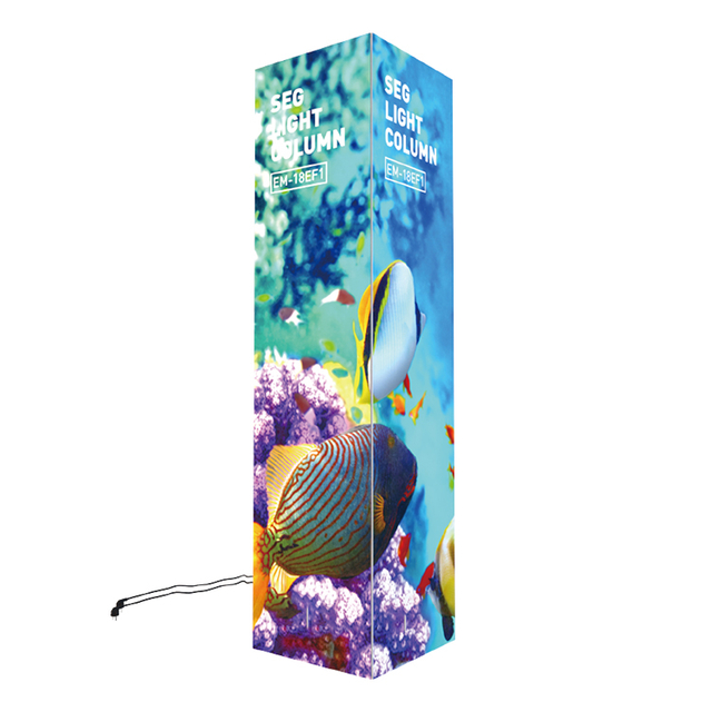 3D SEG Backlit Column Stand EM-18EF1