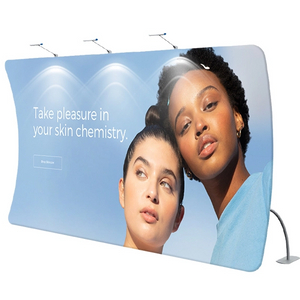 20FT TUBE U-shaped Fabric Display Wall