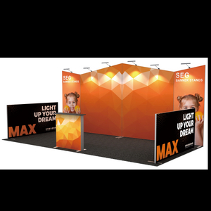 20ftx10ft 40SEG Booth Solution 209-A4C4C4A4