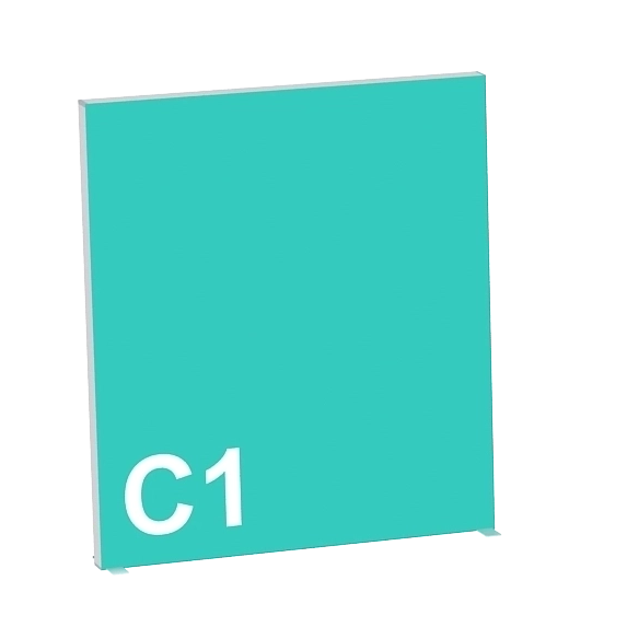 20ftx10ft 40SEG Booth Solution 212-A1C1X4