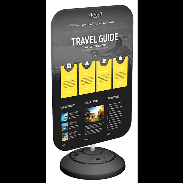 Outdoor Square Tube Windsign EM-11L5D