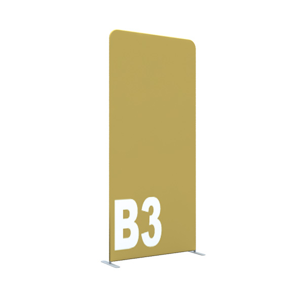 Booth Standard sized B series Fabric display Wall