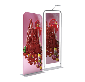 2.5ft Steel Plate Banner Stand EM-17B1