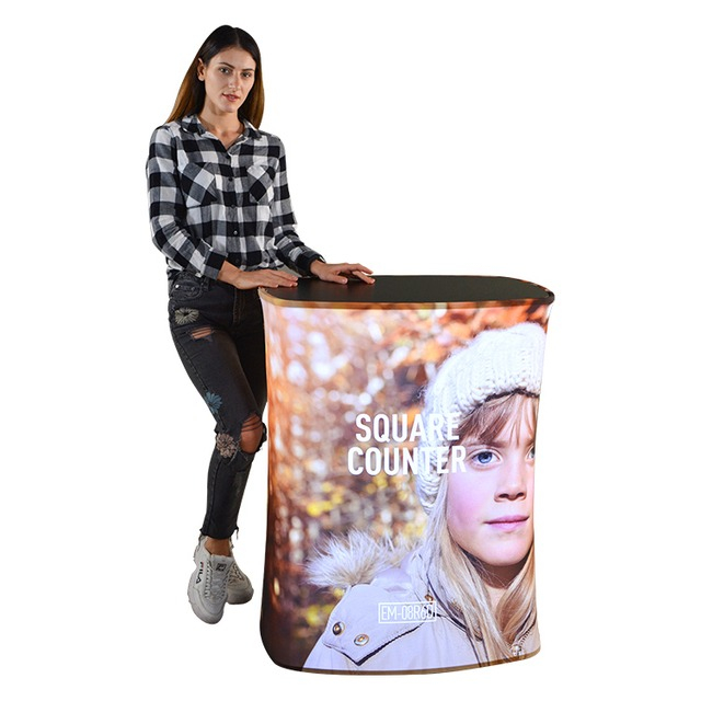 Square Backlit Counter