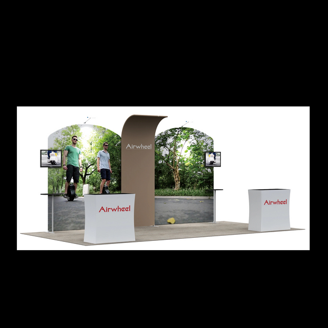 10ftx20ft Tube Booth Solution 218(C5A6C5)
