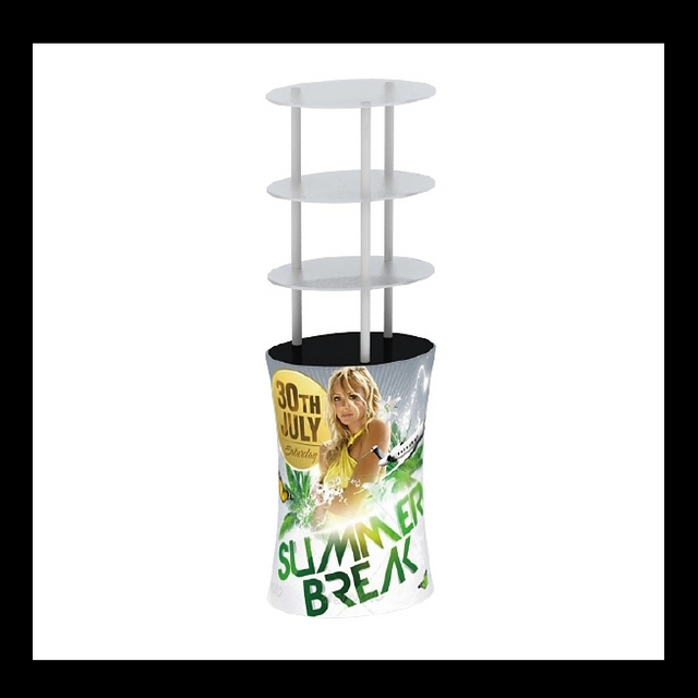 Oval Tube Display Rack