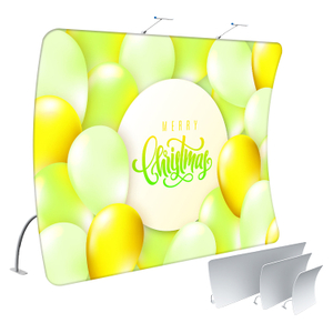 8FT TUBE U-shaped Fabric Display Wall