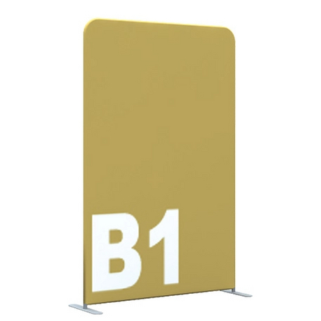 Booth Standard sized B series Fabric display Wall