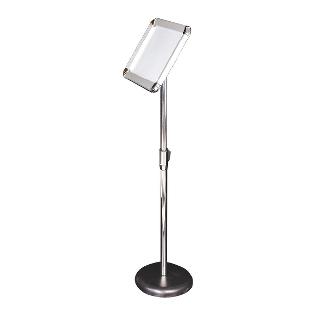 Trade show adjustable aluminium poster display stand holder,a4 poster stand for sale