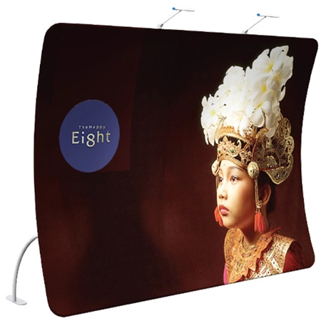 10FT TUBE U-shaped Fabric Display Wall