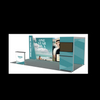 10ftx20ft 120SEG Booth Solution 202(A4D1A1C1G3)