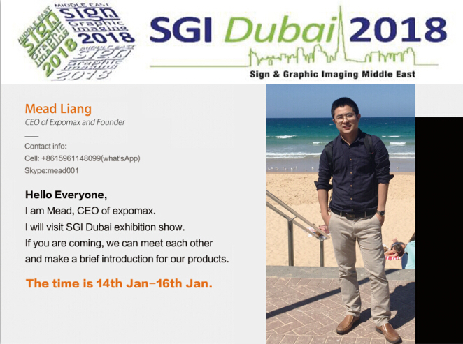 Meeting with You at SGI Dubai 2018