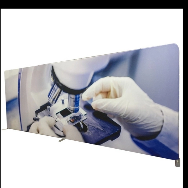20FT TUBE Straight Fabric Display Wall