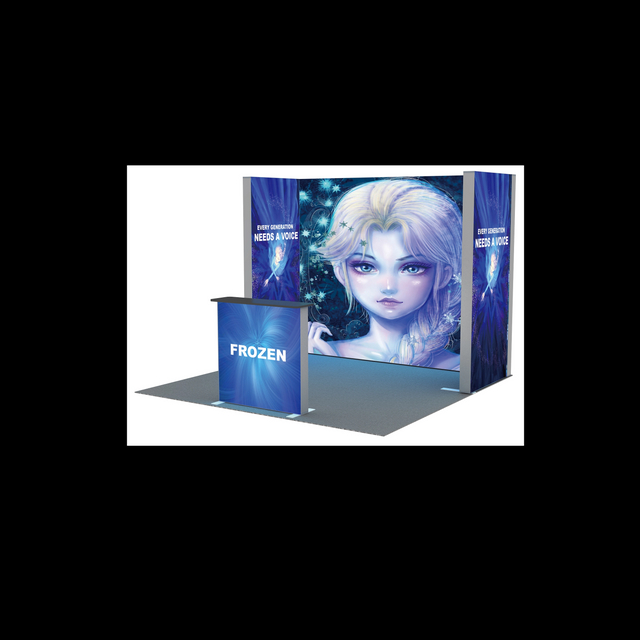 10ftx10ft 120SEG Booth Solution 102(A1D1A1)