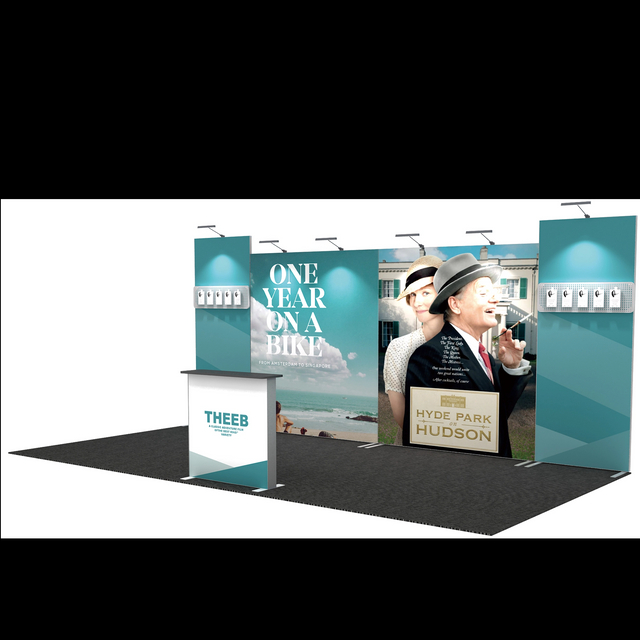 20ftx10ft 40SEG Booth Solution 201-A2C1C1A2 