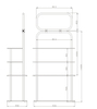 Backwall Display Rack With Header