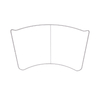 10FT EZ TUBE Cured-shaped Fabric display Wall