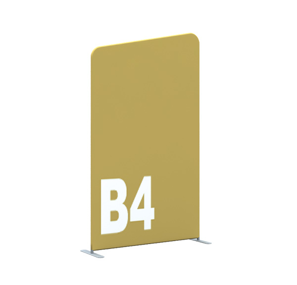 Booth Standard sized B series Fabric display Wall