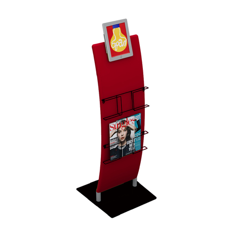 EZ Tube Ipad Stand Fabric display Wall EM-05A4