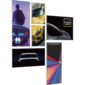 Rectangular SEG Window Displays EM-18GA