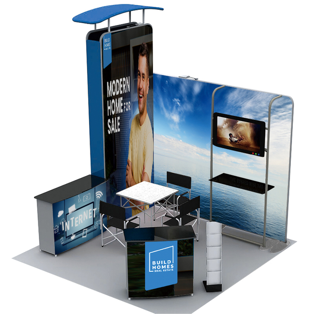 Soluzione da 10ftx20ft Tube Booth Soluzione 027