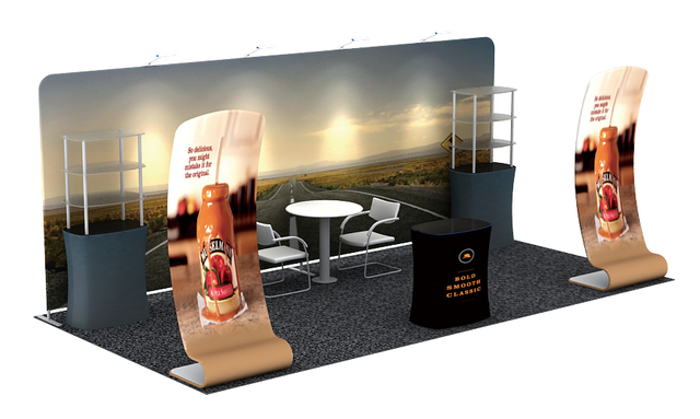 10ftx20ft Tube Booth Solution 020