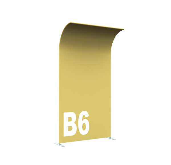 Booth Standard sized B series Fabric display Wall