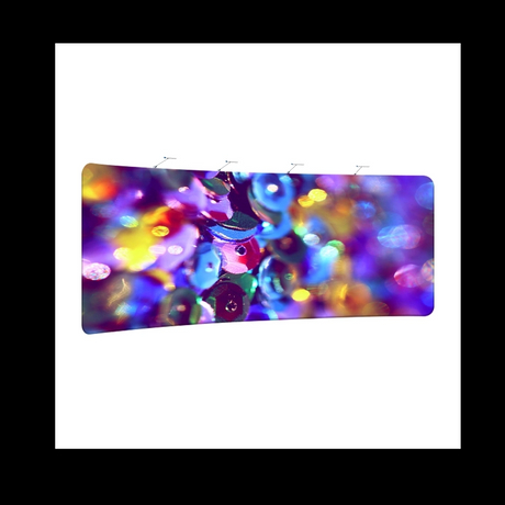 20FT TUBE C-shaped Fabric Display Wall