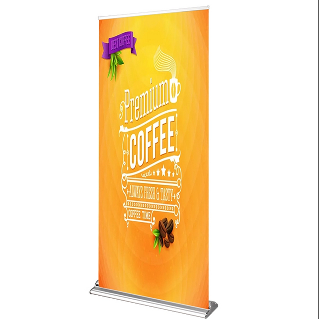 Premium Stair Wide Base Banner Stand EM-01M