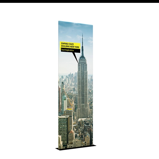 30" Economy Tube Banner Stand With Steel Plate EM-17B4