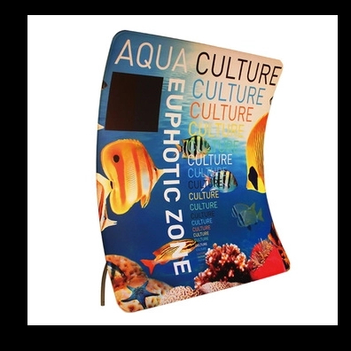 8FT TUBE U-shaped Fabric Display Wall