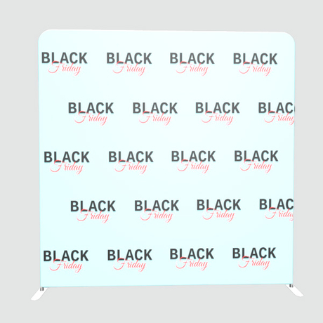 Step and Repeat Straight Fabric Display Wall