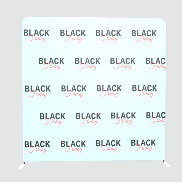 Step and Repeat Straight Fabric Display Wall