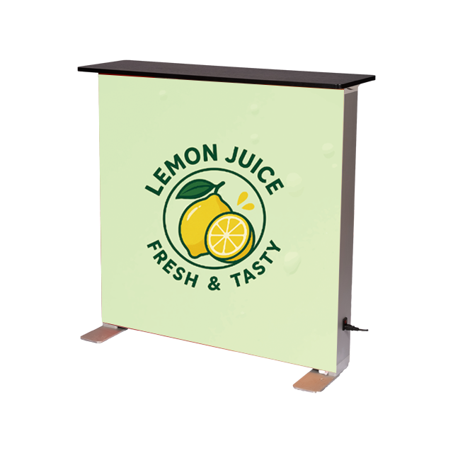 120mm Aluminum SEG Backlit Counter EM-08FBA R2