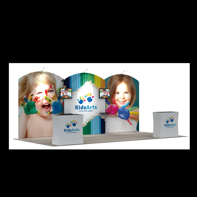 10ftx20ft Tube Booth Solution 219(C5C5C5)