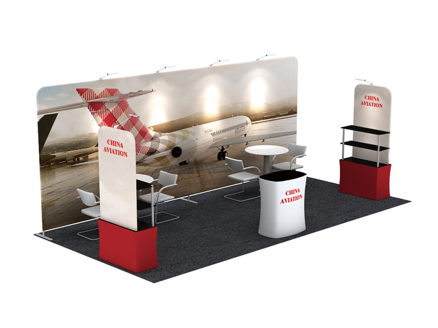 10ftx20ft Tube Booth Solution 017