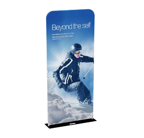 4ft Tension Fabric Display With Steel Plate 