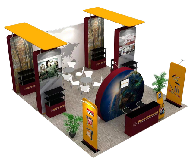 20ftx20ft Tube Booth Solution 005