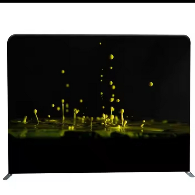 8FT TUBE Straight Fabric Display Wall