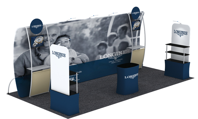 Soluzione da 10ftx20ft Tube Booth Soluzione 021