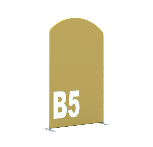 Booth Standard sized B series Fabric display Wall