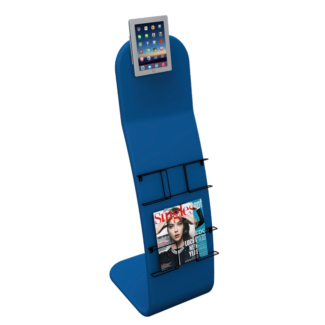 Tube Ipad Stand Fabric display Wall EM-05A3