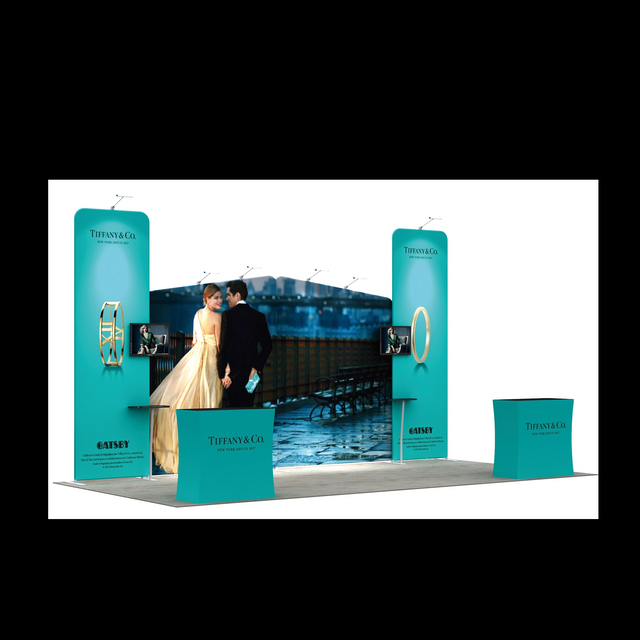 10ftx20ft Tube Booth Solution 204(A3C4A3)