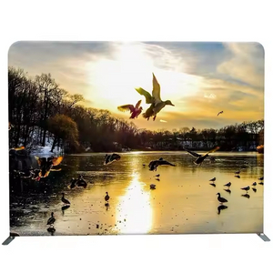 8FT TUBE Straight Fabric Display Wall