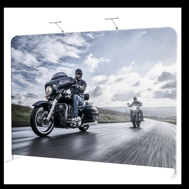 10FT TUBE Straight Fabric Display Wall