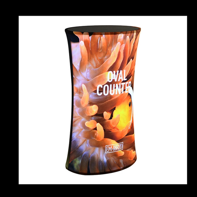 Oval Backlit Counter EM-08R2D