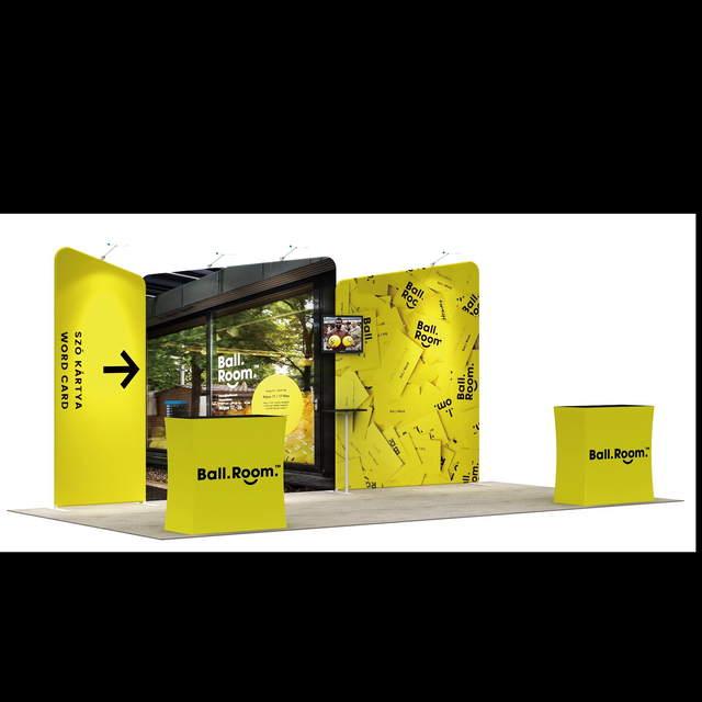 10ftx20ft Tube Booth Solution 215(A4D4C4)
