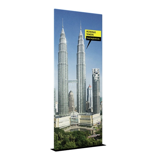 36" Economy Tube Banner Stand With Steel Plate EM-17B4